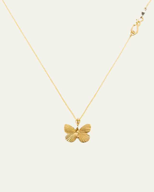 18K Yellow Gold Baby Asterope Pendant Necklace